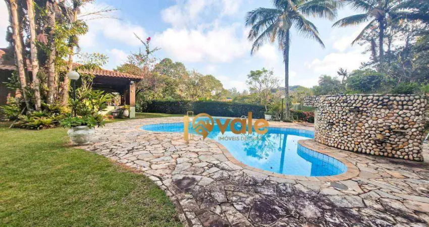 Chácara com 3 dormitórios à venda, 3500 m² - condomínio lagoinha - jacareí/sp