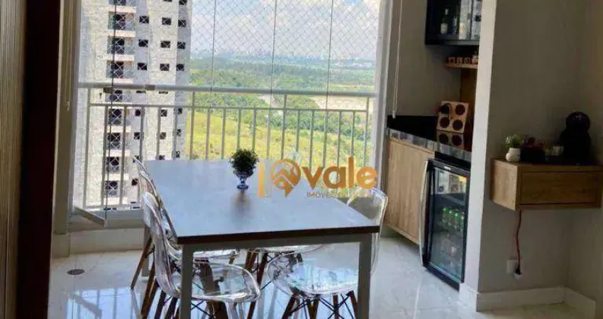 Apartamento com 2 dormitórios à venda, 61 m²- floradas arboville - jacareí/sp