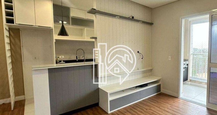 Apartamento com 2 dormitórios à venda, 61 m² - Arboville Jacareí