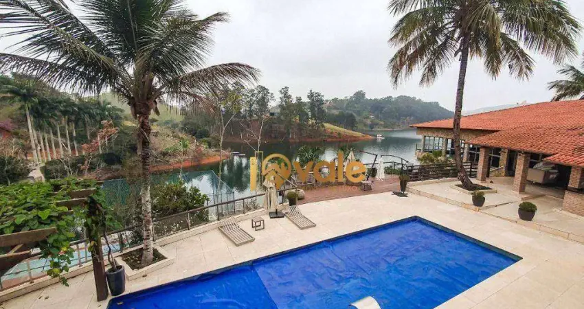 Chácara com 7 dormitórios à venda, 2500 m² - porto alpina - igaratá/sp