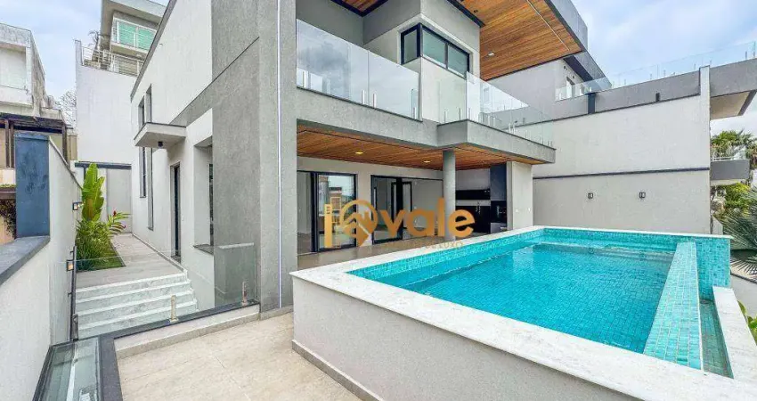 Casa com 5 dormitórios, 458 m² - condomínio residencial jaguary - são josé dos campos/sp