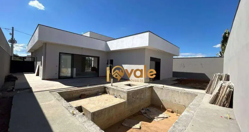 Casa com 3 suites à venda, 220 m² no condomínio residencial ecopark bourbon - caçapava/sp