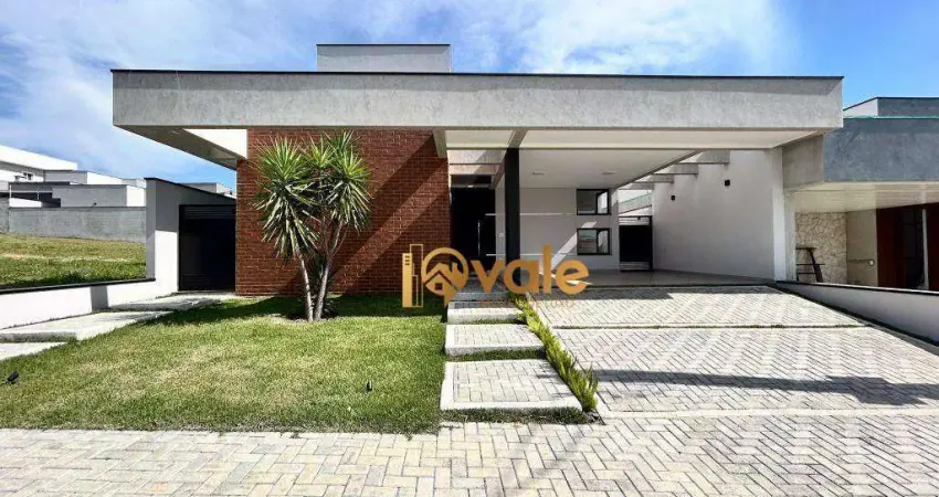 Casa com 3 dormitórios à venda, 150 m² no condomínio terras do vale - caçapava/sp