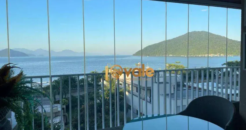 Apartamento com 3 suítes frente mar à venda, 148 m² - itaguá - ubatuba/sp