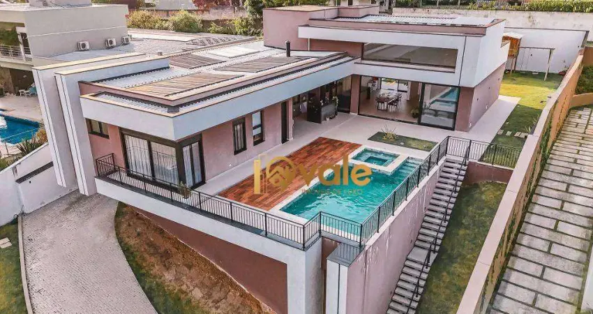 Casa com 4 dormitórios à venda, 422 m² condomínio reserva paratehy - sjcampos sp