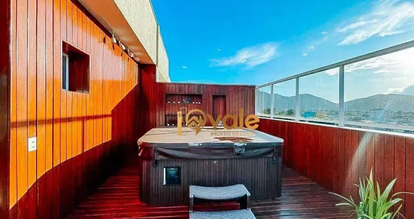 Cobertura com 4 dormitórios à venda, 306 m² - centro - ubatuba/sp