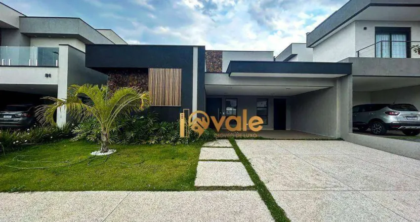 Casa com 3 dormitórios à venda, 163 m² no condomínio terras do vale - caçapava/sp
