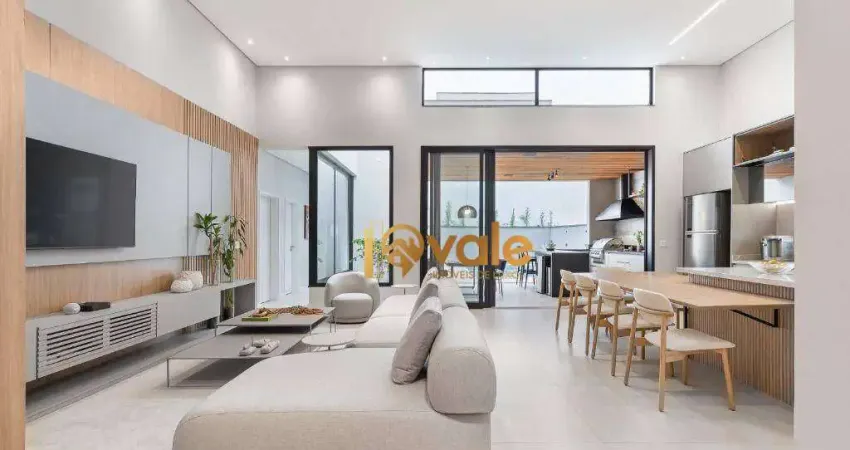 Casa térrea com 4 dormitórios à venda, 265 m² porcondomínio alphaville ii sjcampos/sp