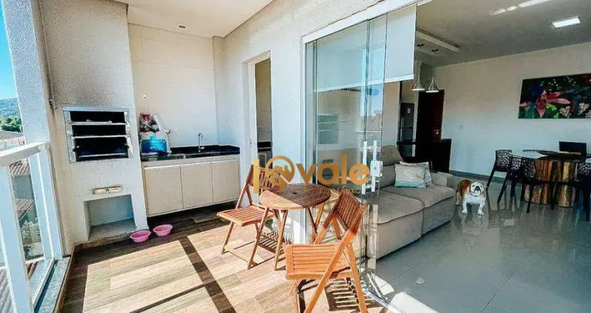 Apartamento com 2 dormitórios à venda, 70 m² - centro - ubatuba/sp