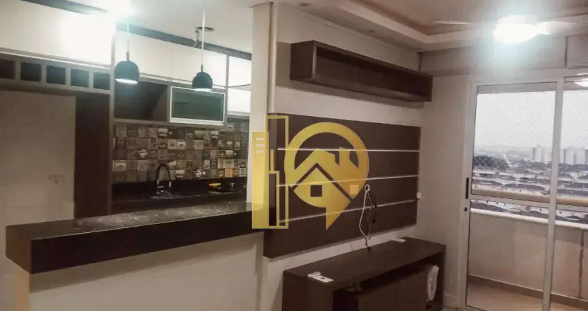 Apartamento com 2 dormitórios para alugar, 67 m² - Villa Branca - Jacareí/SP