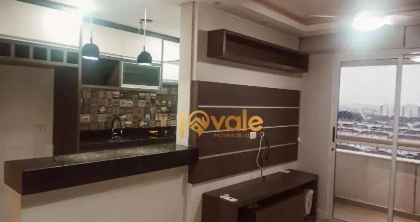 Apartamento com 2 dormitórios para alugar, 67 m² - villa branca - jacareí/sp