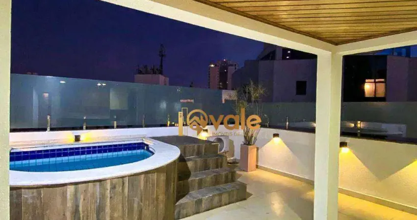 Cobertura à venda, 3 dormitórios, 182 m² - solar do aquárius - jardim aquarius - sjcampos/sp