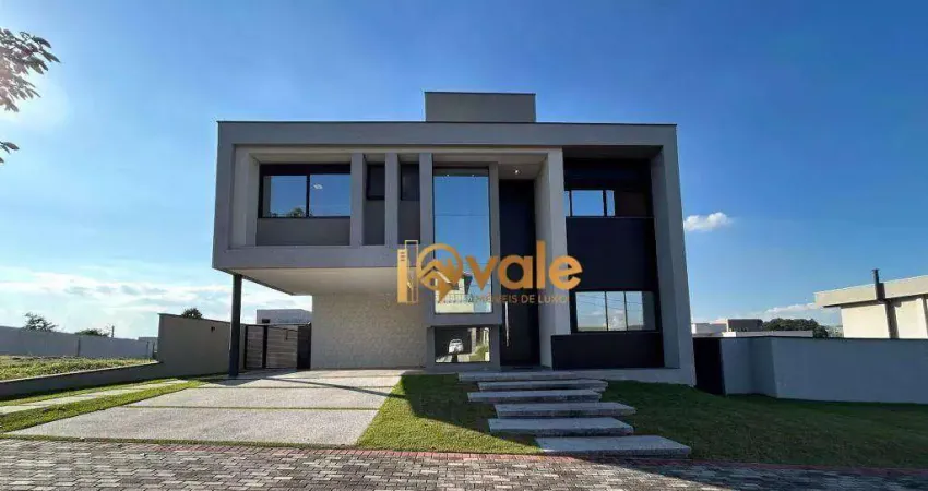 Casa com 4 dormitórios à venda, 298 m² no condomínio residencial ecopark bourbon - caçapava/sp