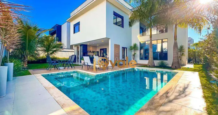 Casa de alto padrão no alphaville sjc: 400m², esquina, paisagismo e automação