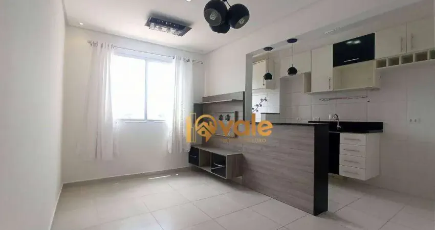 Apartamento com 2 dormitórios, 47 m² - villa branca - jacareí/sp