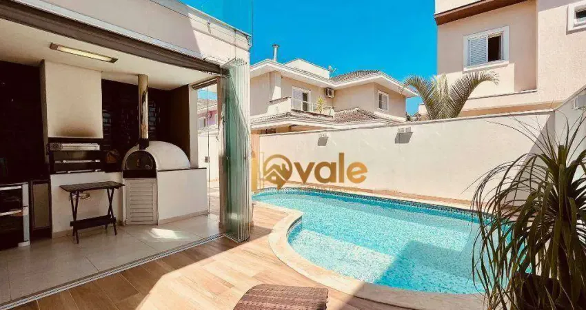 Casa com 3 suítes à venda ou locação 249 m² - condomínio crystal park - jacareí/sp