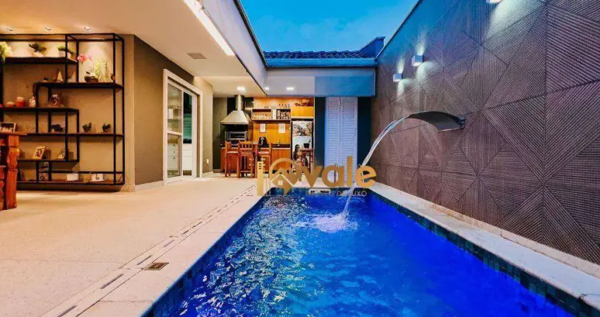 Casa com 3 dormitórios à venda, 245 m²- urbanova - são josé dos campos/sp