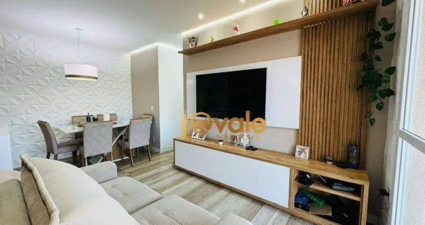Apartamento mobiliado à venda e locação, 70 m² - são joão - jacareí/sp