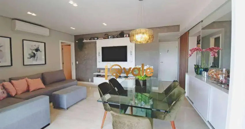 Apartamento com 3 dormitórios à venda, 124 m² - jardim esplanada - são josé dos campos/sp