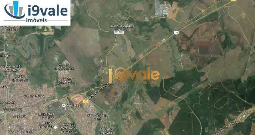 Área 243 mil m² em caçapava-sp - projeto loteamento industrial