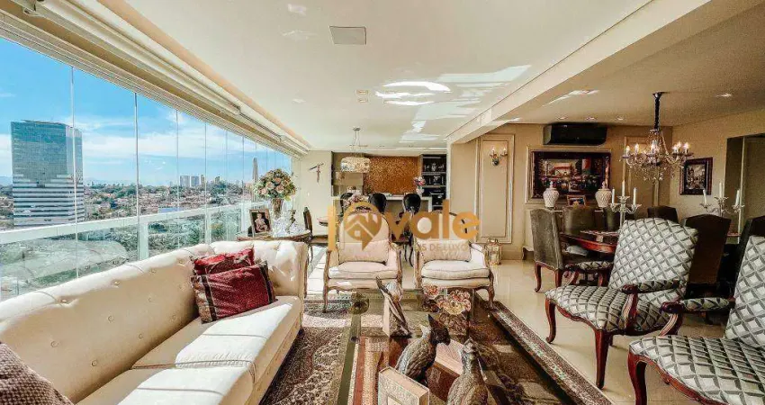 Apartamento com 4 dormitórios para alugar, 278 m²  - jardim das colinas - são josé dos campos/sp