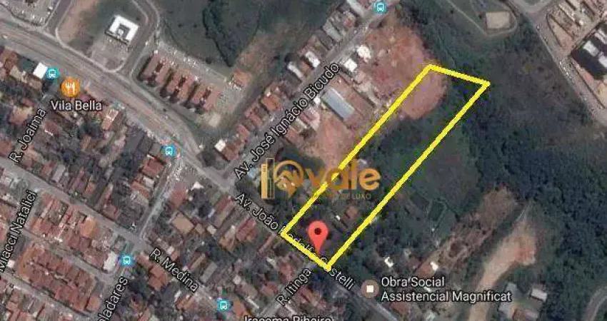 Área à venda, 10143 m² por r$ 395,00 o m² - putim - são josé dos campos/sp