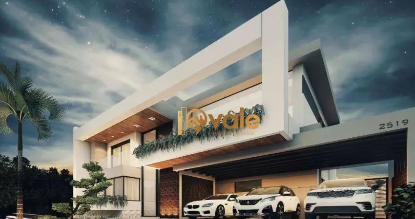 Casa alto luxo, 600 m², areá gourmet completa , condomínio reserva do paratehy - são josé dos campos/sp