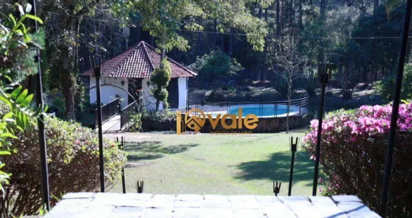 Chácara com 4 dormitórios à venda, 11426 m² - parque interlagos - são josé dos campos/sp