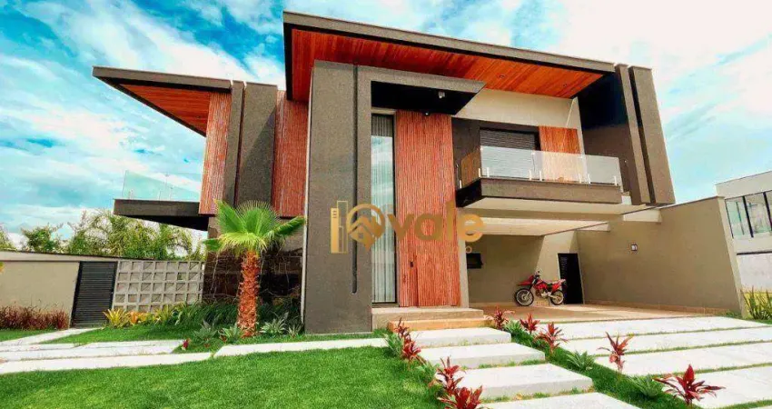 Casa exclusiva com 4 suítes à venda, 350 m² condomínio jardim do golfe iii - sjcampos/sp - ca1876