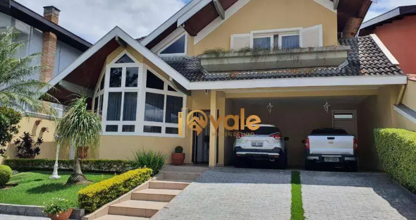 Casa assobradada com 3 dormitórios à venda, 307 m² -condomínio fechado urbanova - são josé dos campos/sp