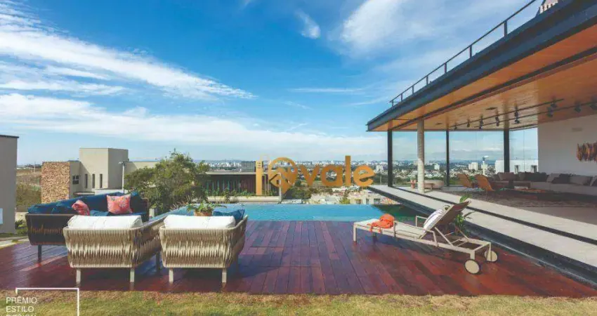 Casa com 5 suítes à venda, elegante e espaçosa condomínio reserva do paratehy - são josé dos campos/sp