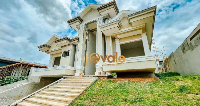 Linda casa em construção à venda com 4 suítes  - condomínio reserva do paratehy - são josé dos campos/sp