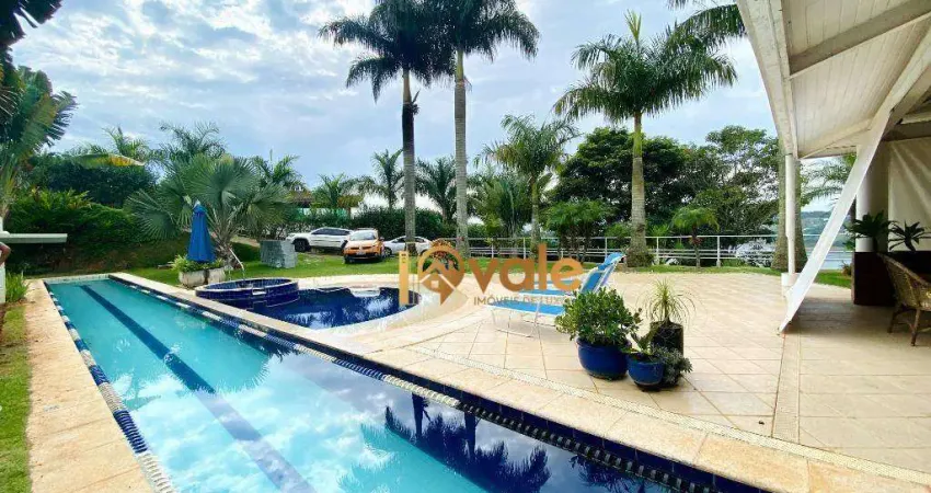 Chácara com 1 dormitório à venda, 3500 m² por r$ 5.500.000,00 - paraíso de igaratá - igaratá/sp