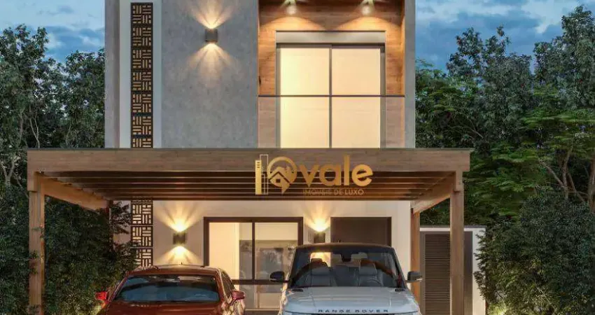 Casa com 3 dormitórios à venda, 134 m² lançamento bosque urbanova - sjcampos/sp