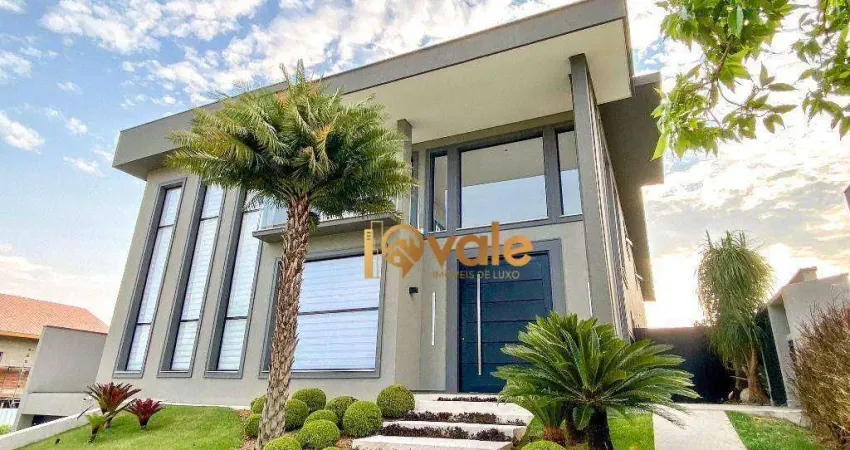 Casa de luxo em condomínio com projeto contemporâneo à venda no bairro urbanova, reserva do paratehy - são josé dos campos/sp.