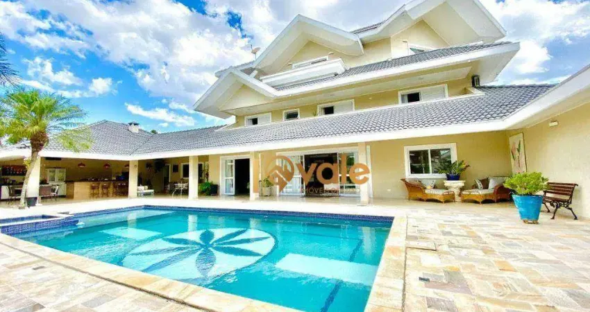 Mansão de luxo, terreno de 980m2 com 5 dormitórios - jardim das colinas - são josé dos campos/sp