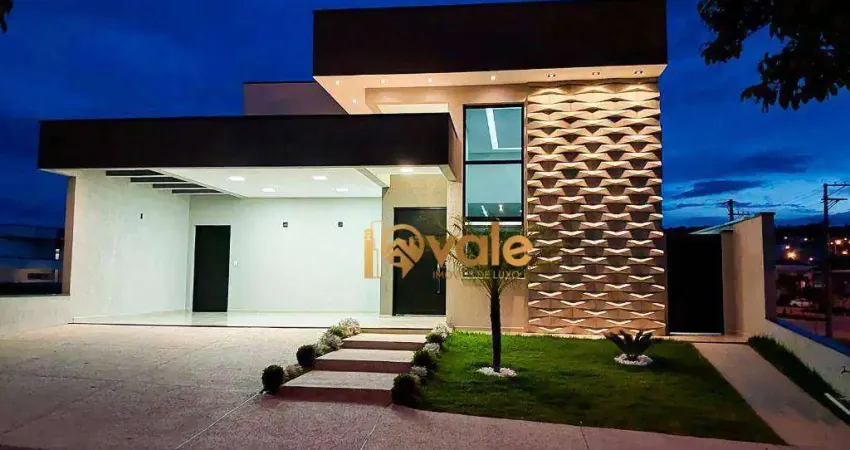 Casa com 3 dormitórios, 152 m² - condomínio terras do vale - caçapava/sp