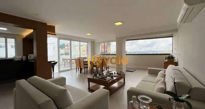 Cobertura com 3 dormitórios à venda, 222 m² - jardim aquarius - são josé dos campos/sp