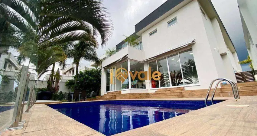 Casa com vista livre, 4 suítes à venda, condomínio alphaville ii - são josé dos campos/sp - ca2380