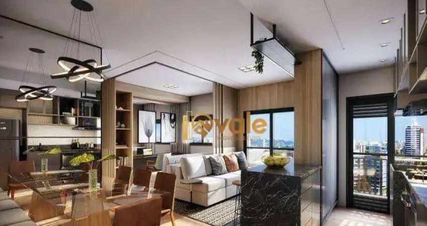 Apartamento com 2 dormitórios à venda, 58 m²- jardim esplanada ii - são josé dos campos/sp