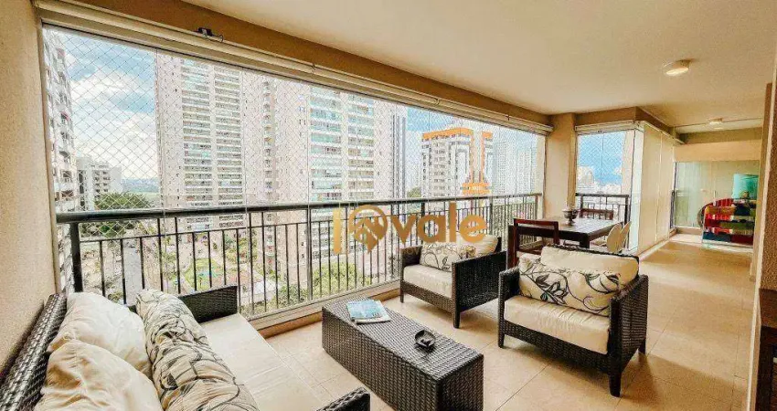 Apartamento com 4 dormitórios à venda, 194 m²- jardim aquarius - são josé dos campos/sp