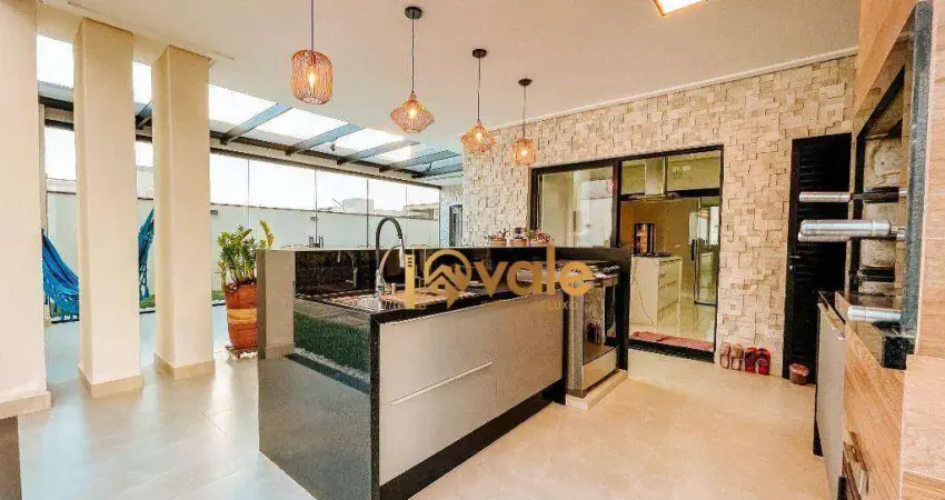 Casa em condomínio de luxo com 3 dormitórios à venda, 328 m² condomínio alphaville ii - sjcampos/sp