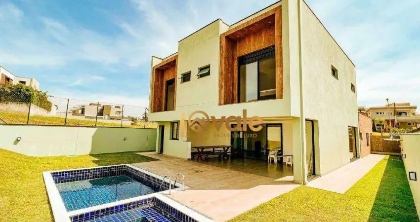 Casa com 4 suítes à venda em frente praça central, 350 m² condomínio alphaville ii - são josé dos campos/sp