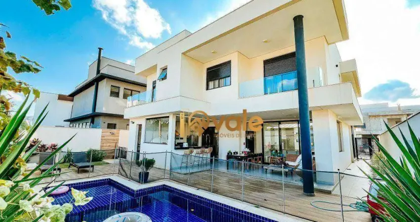 Casa moderna de alto padrão com 4 suítes à venda, 392 m² jardim do golfe 3 - são josé dos campos/sp