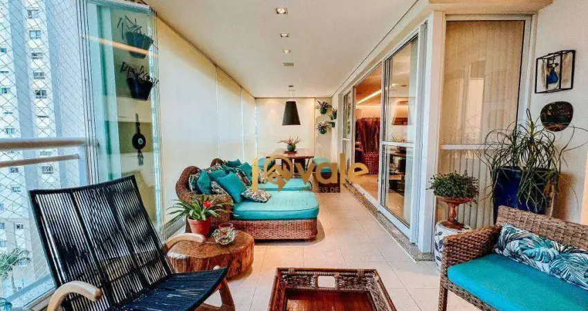 Apartamento de luxo com 4 dormitórios à venda,- vila adyana - são josé dos campos/sp