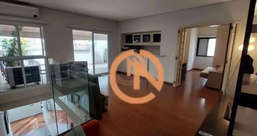 Ampla cobertura na vila olímpia: 3 quartos, varanda com churrasqueira