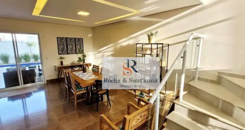 Sobrado com 3 dormitórios à venda, 185 m² por r$ 1.545.000,00 - jardim bréscia - indaiatuba/sp