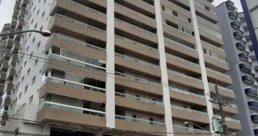 Enorme apartamento de 2 dormitórios à venda na Guilhermina em Praia Grande no Ed. Royale