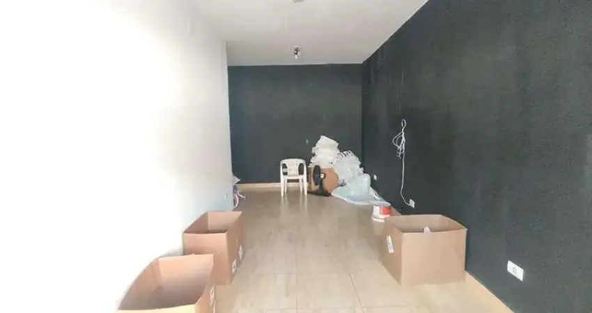 Excelente oportunidade de locação de sala comercial na boqueirão, Praia Grande-SP: 1 sala, 1 banheiro, 35,00m² de área.