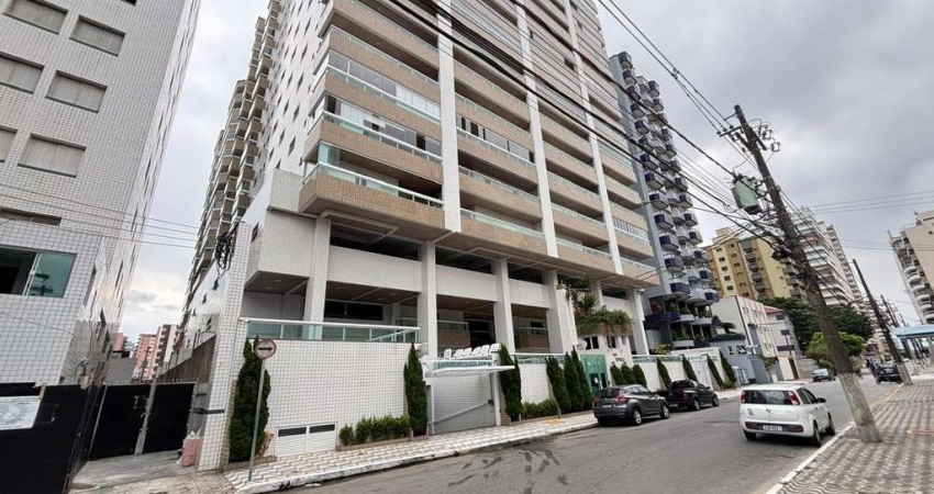 Apartamento à venda na Guilhermina, Praia Grande-SP: 2 dormitórios, 1 suíte, 2 salas, 1 banheiro, 1 vaga, 92m².